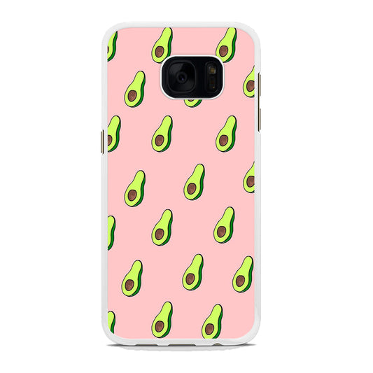 Fruit Avocado Doodle Samsung Galaxy S7 Case