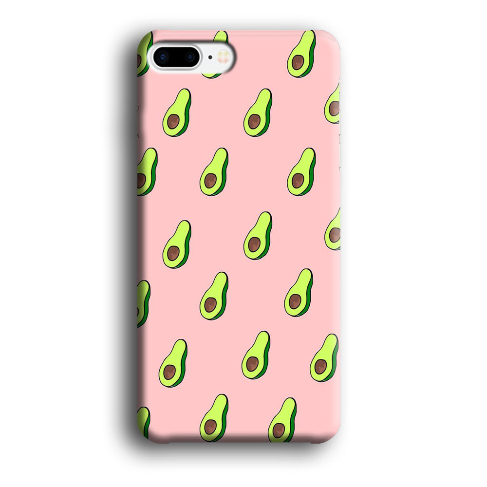 Fruit Avocado Doodle iPhone 7 Plus Case