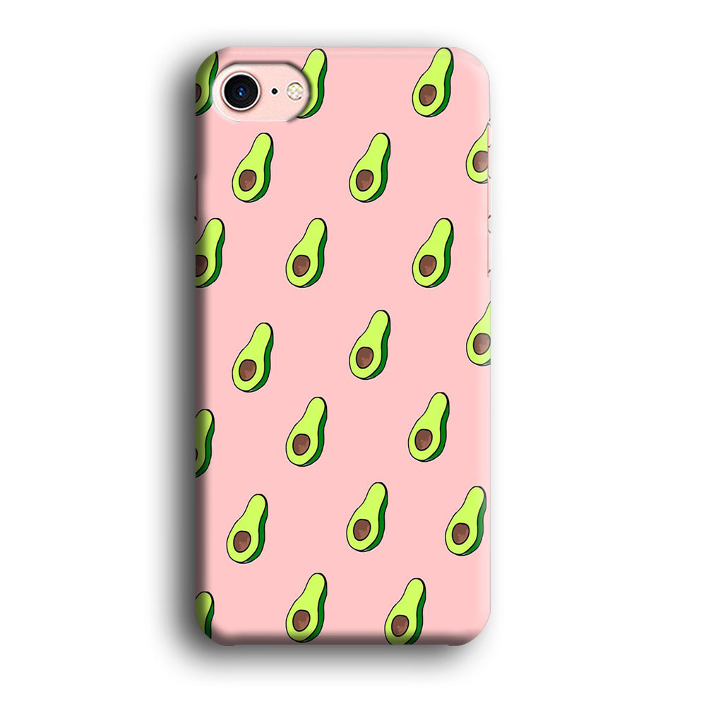 Fruit Avocado Doodle iPhone 7 Case