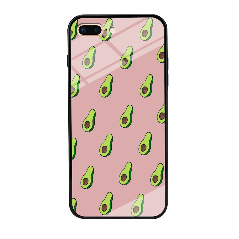 Fruit Avocado Doodle iPhone 7 Plus Case