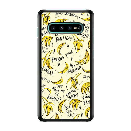 Fruit Banana Time Samsung Galaxy S10 Case