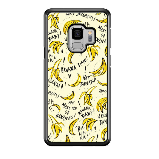 Fruit Banana Time Samsung Galaxy S9 Case