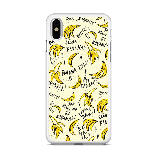 Fruit Banana Time iPhone X Case