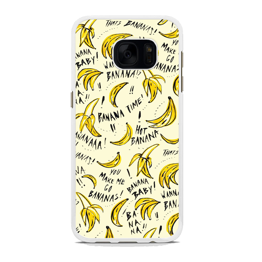 Fruit Banana Time Samsung Galaxy S7 Edge Case