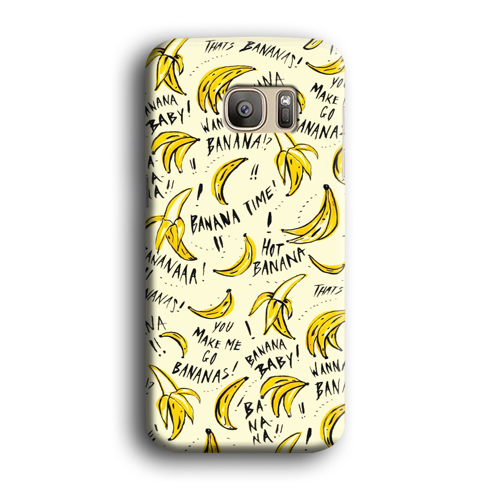 Fruit Banana Time Samsung Galaxy S7 Edge Case