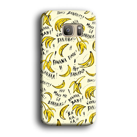 Fruit Banana Time Samsung Galaxy S7 Edge Case