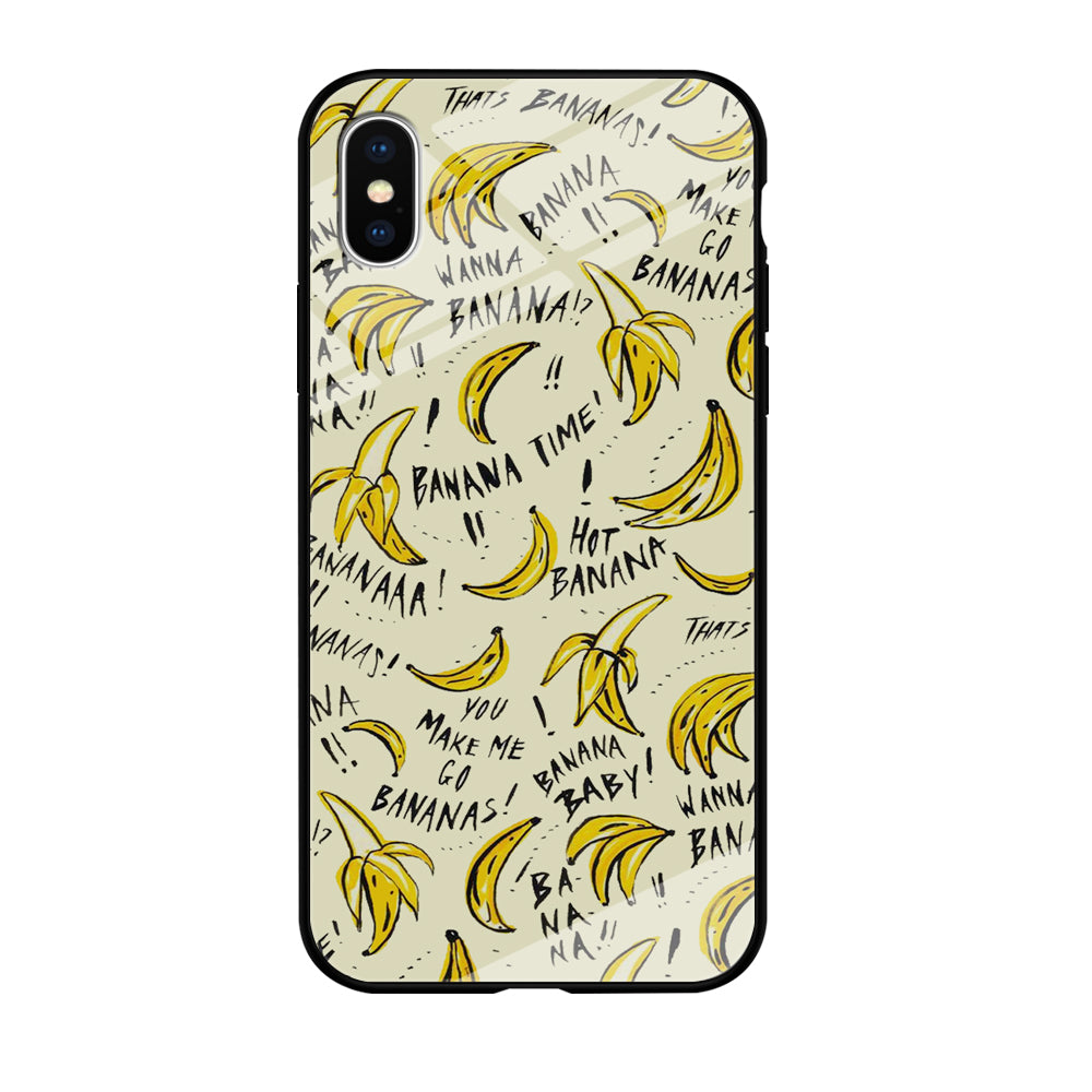 Fruit Banana Time iPhone X Case