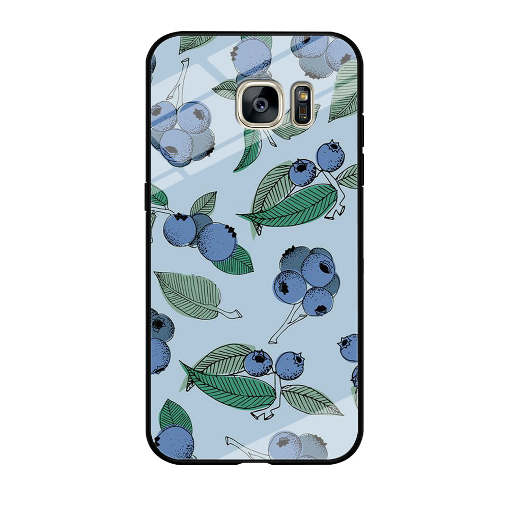 Fruit Blueberry Samsung Galaxy S7 Edge Case