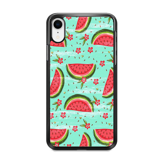 Fruit Watermelon Art iPhone XR Case