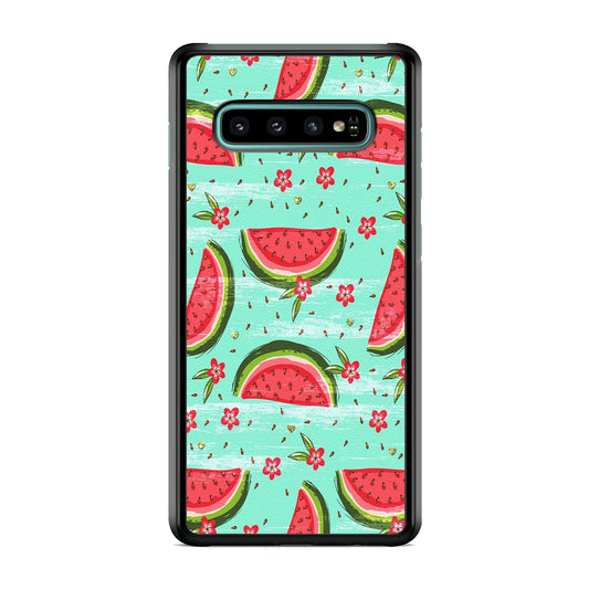 Fruit Watermelon Art Samsung Galaxy S10 Case