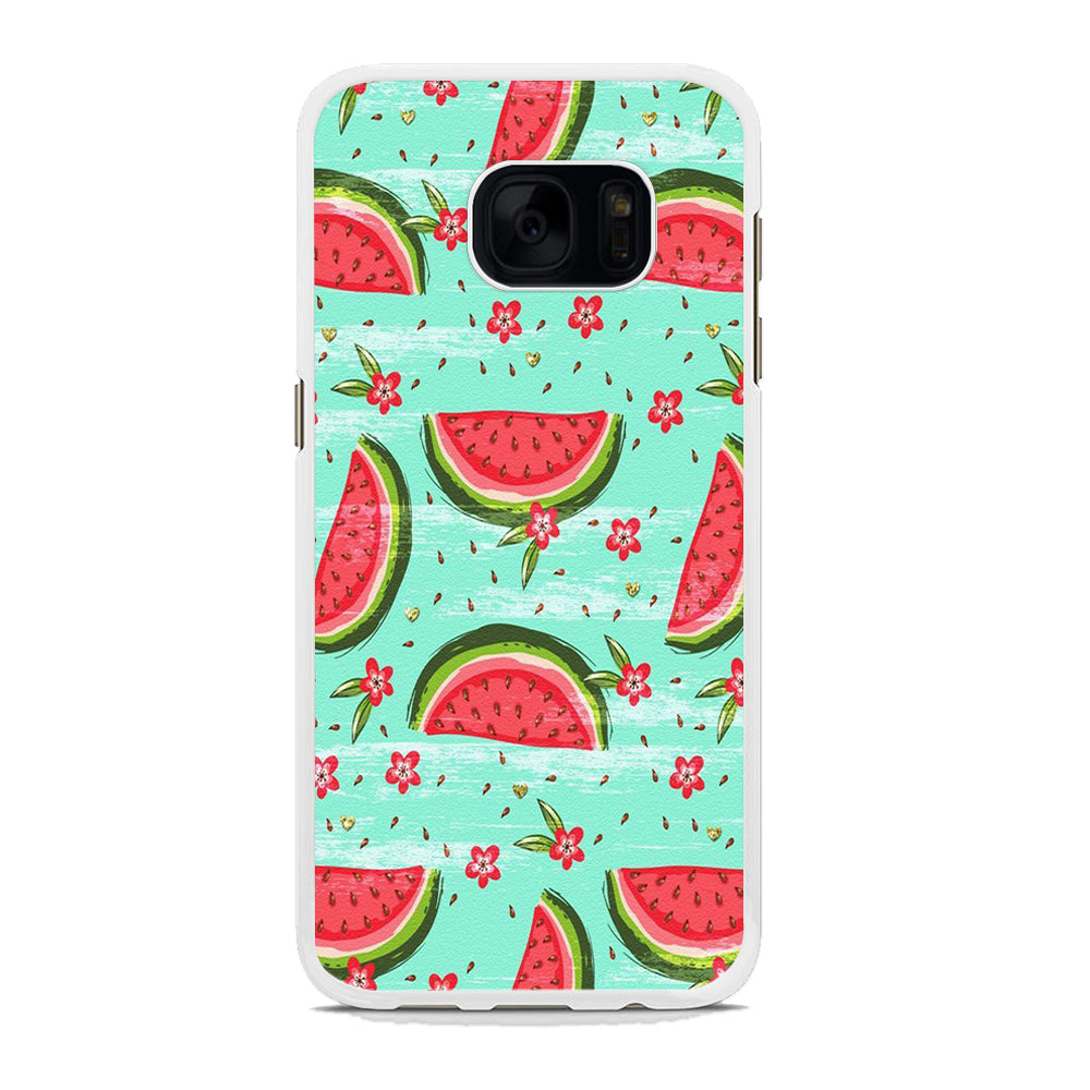 Fruit Watermelon Art Samsung Galaxy S7 Edge Case
