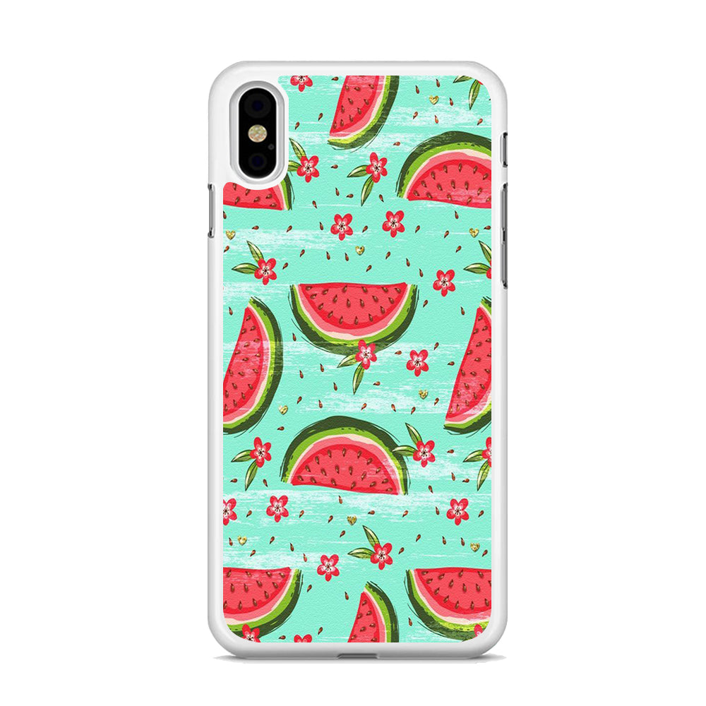 Fruit Watermelon Art iPhone X Case