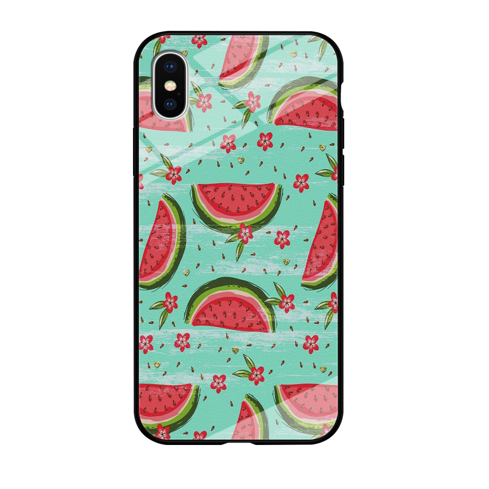 Fruit Watermelon Art iPhone X Case