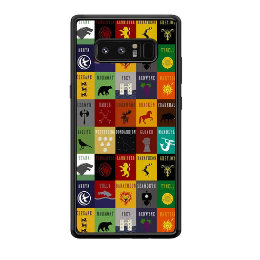 Game Of Thrones Collage Samsung Galaxy Note 8 Case