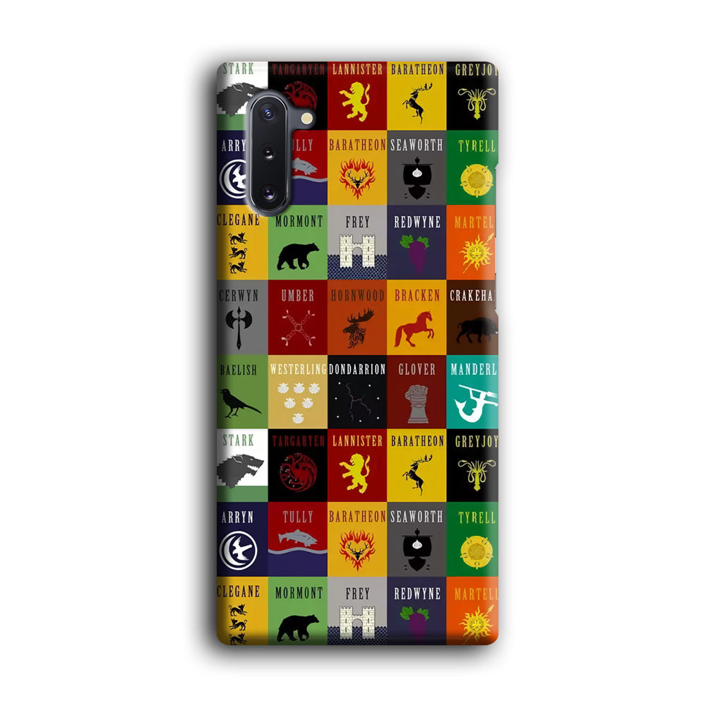 Game Of Thrones Collage Samsung Galaxy Note 10 Case