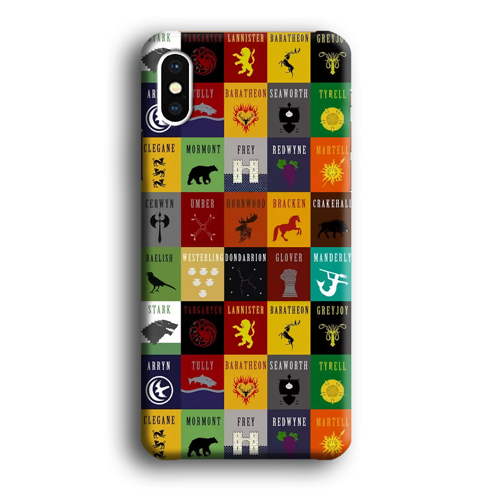 Game Of Thrones Collage iPhone X Case