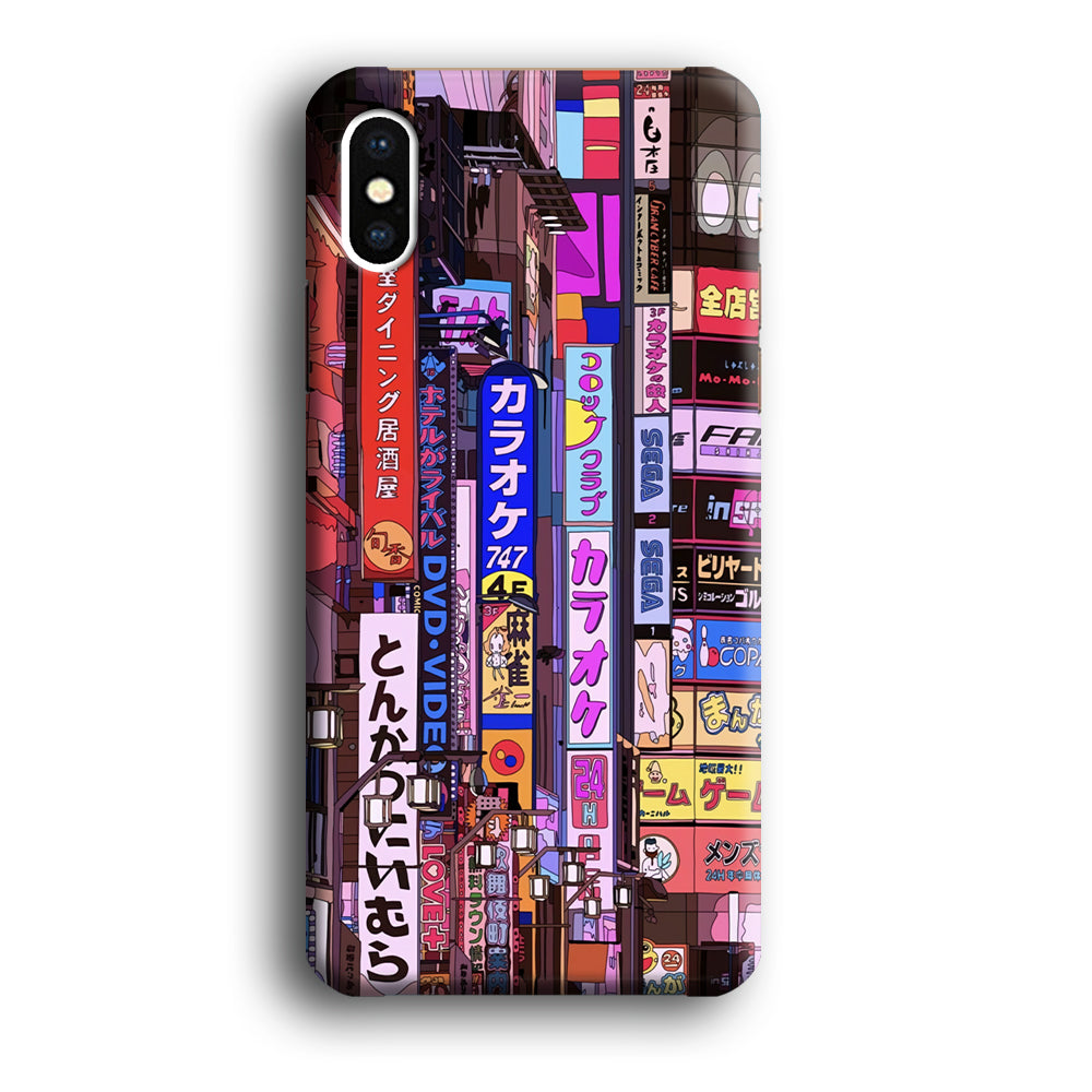 Gamers District Night Vibes iPhone X Case