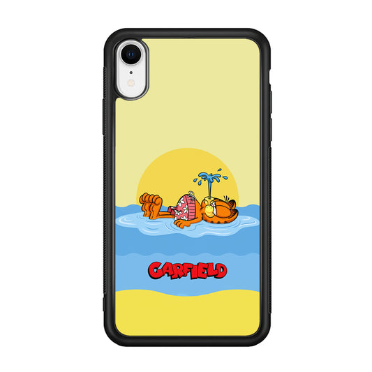Garfield Bask on The Water iPhone XR Case