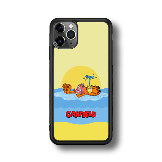 Garfield Bask on The Water iPhone 11 Pro Case