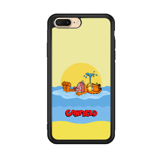 Garfield Bask on The Water iPhone 8 Plus Case