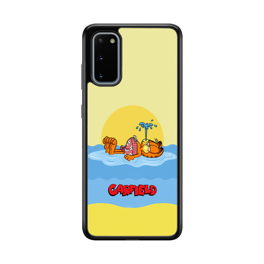 Garfield Bask on The Water Samsung Galaxy S20 Case