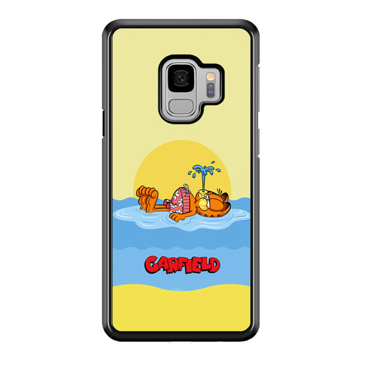 Garfield Bask on The Water Samsung Galaxy S9 Case