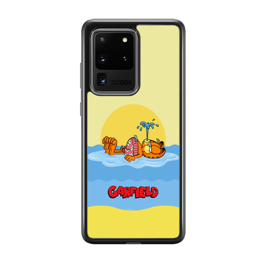 Garfield Bask on The Water Samsung Galaxy S20 Ultra Case