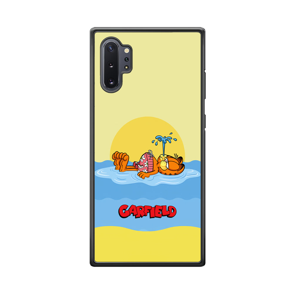 Garfield Bask on The Water Samsung Galaxy Note 10 Plus Case