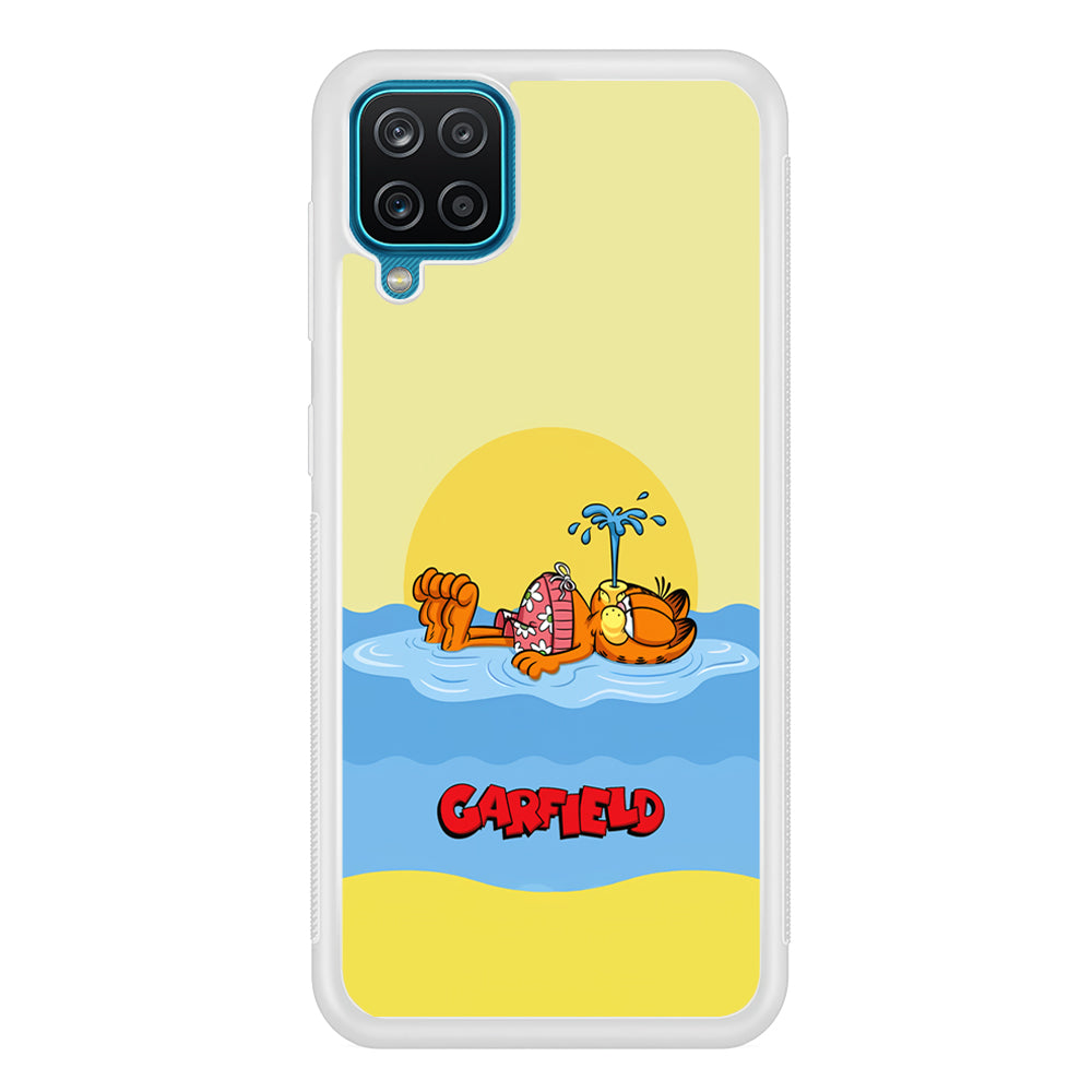 Garfield Bask on The Water Samsung Galaxy A12 Case