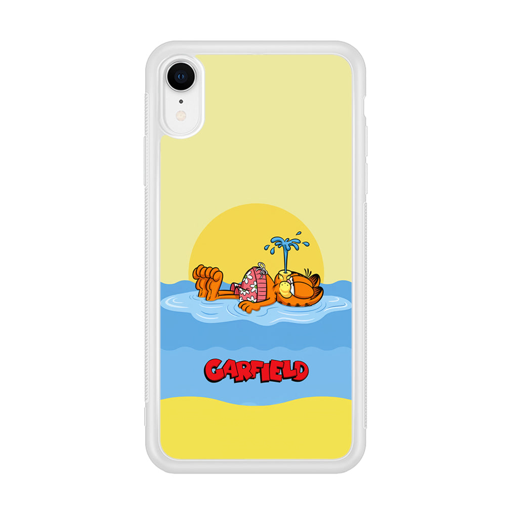 Garfield Bask on The Water iPhone XR Case