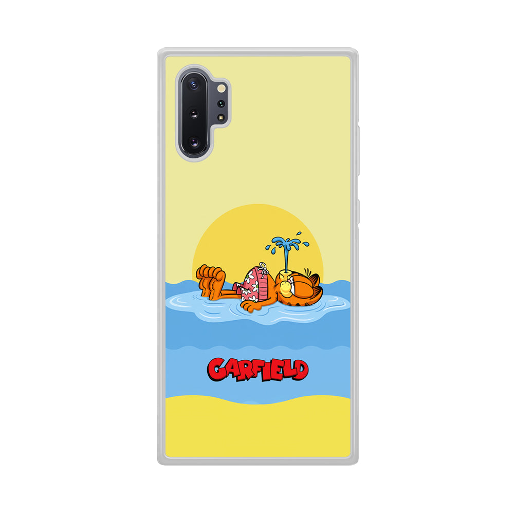 Garfield Bask on The Water Samsung Galaxy Note 10 Plus Case