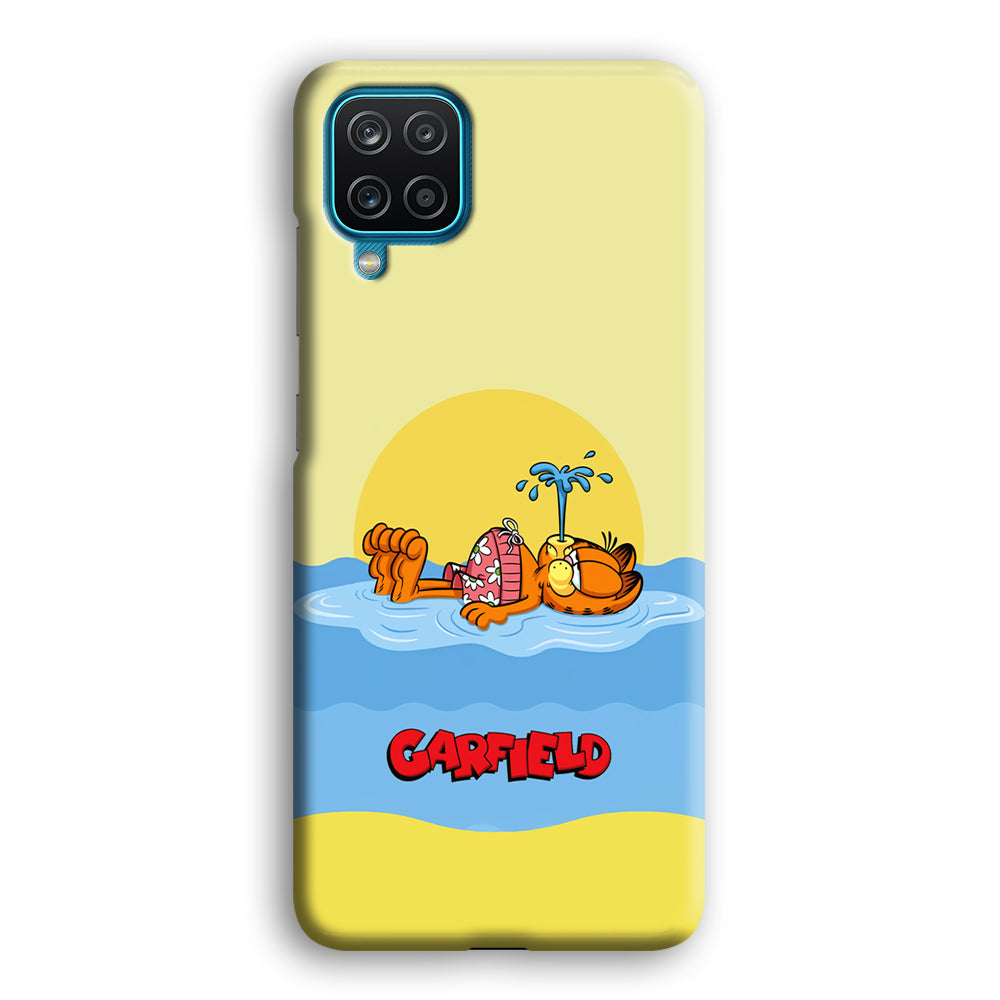 Garfield Bask on The Water Samsung Galaxy A12 Case