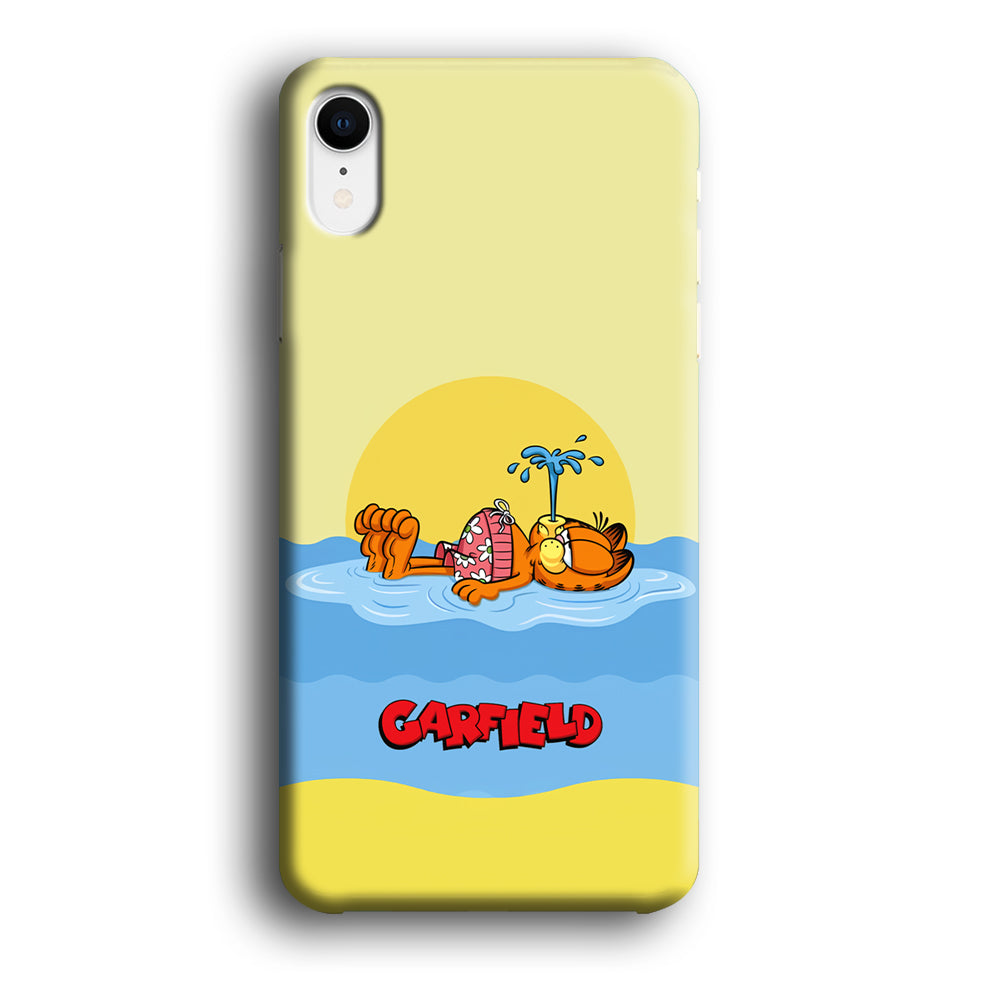Garfield Bask on The Water iPhone XR Case