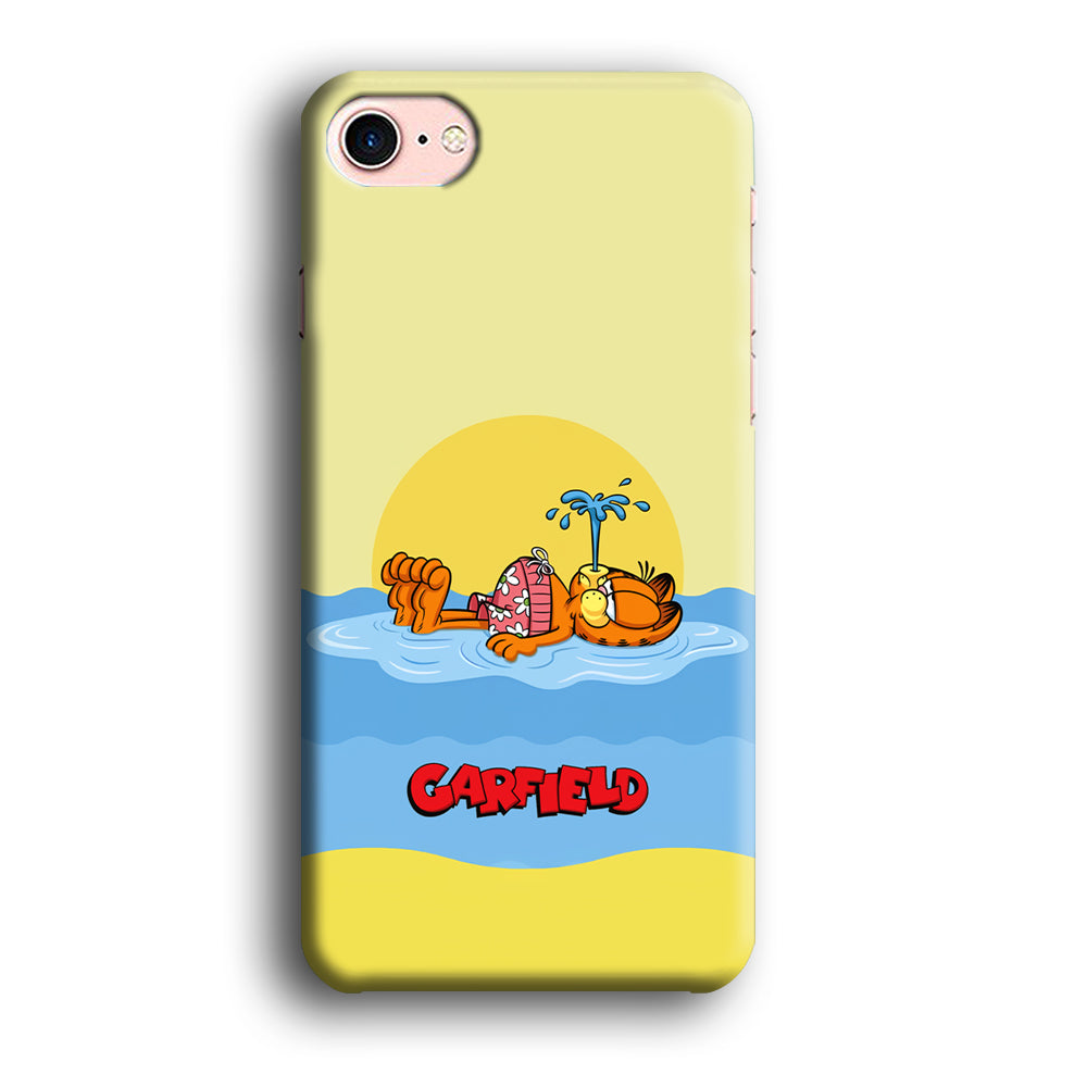 Garfield Bask on The Water iPhone 8 Case