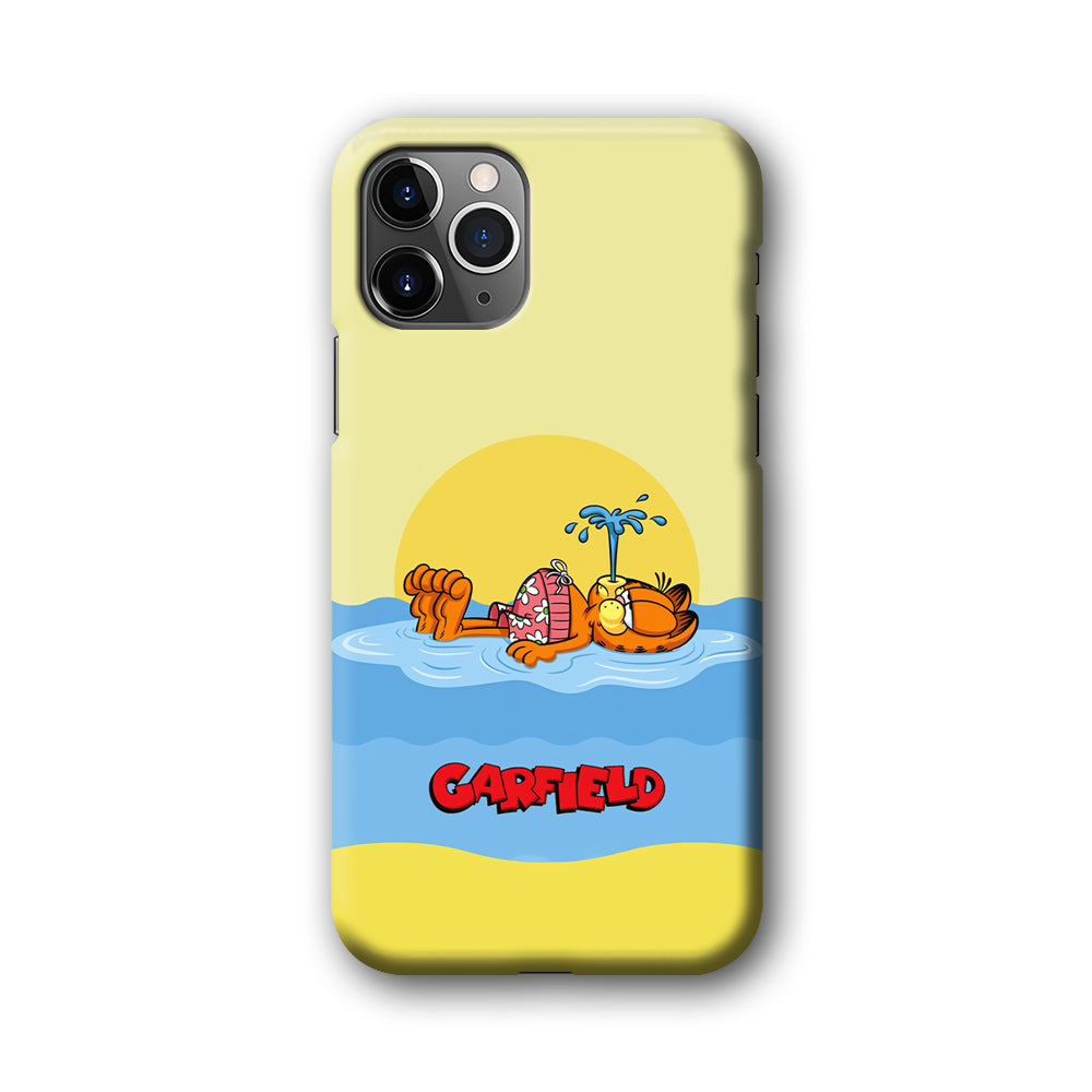 Garfield Bask on The Water iPhone 11 Pro Case