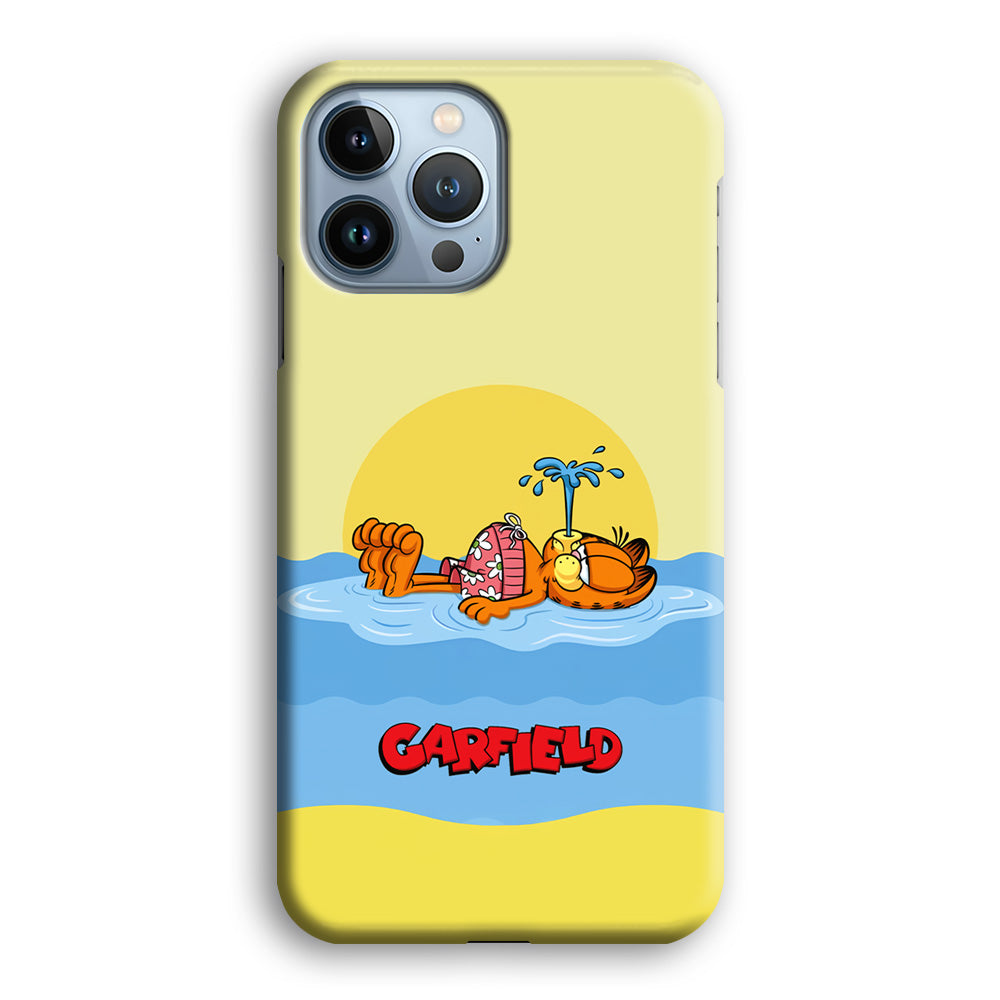 Garfield Bask on The Water iPhone 13 Pro Max Case