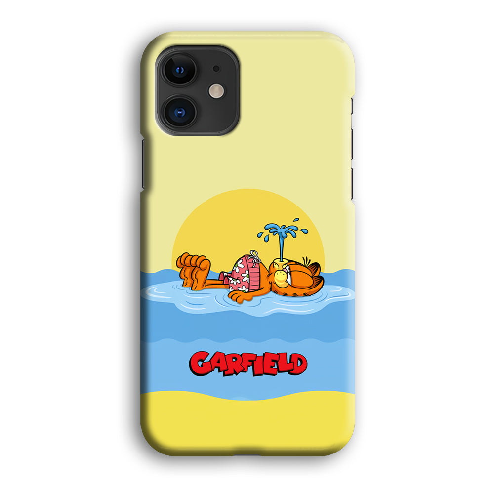 Garfield Bask on The Water iPhone 12 Case