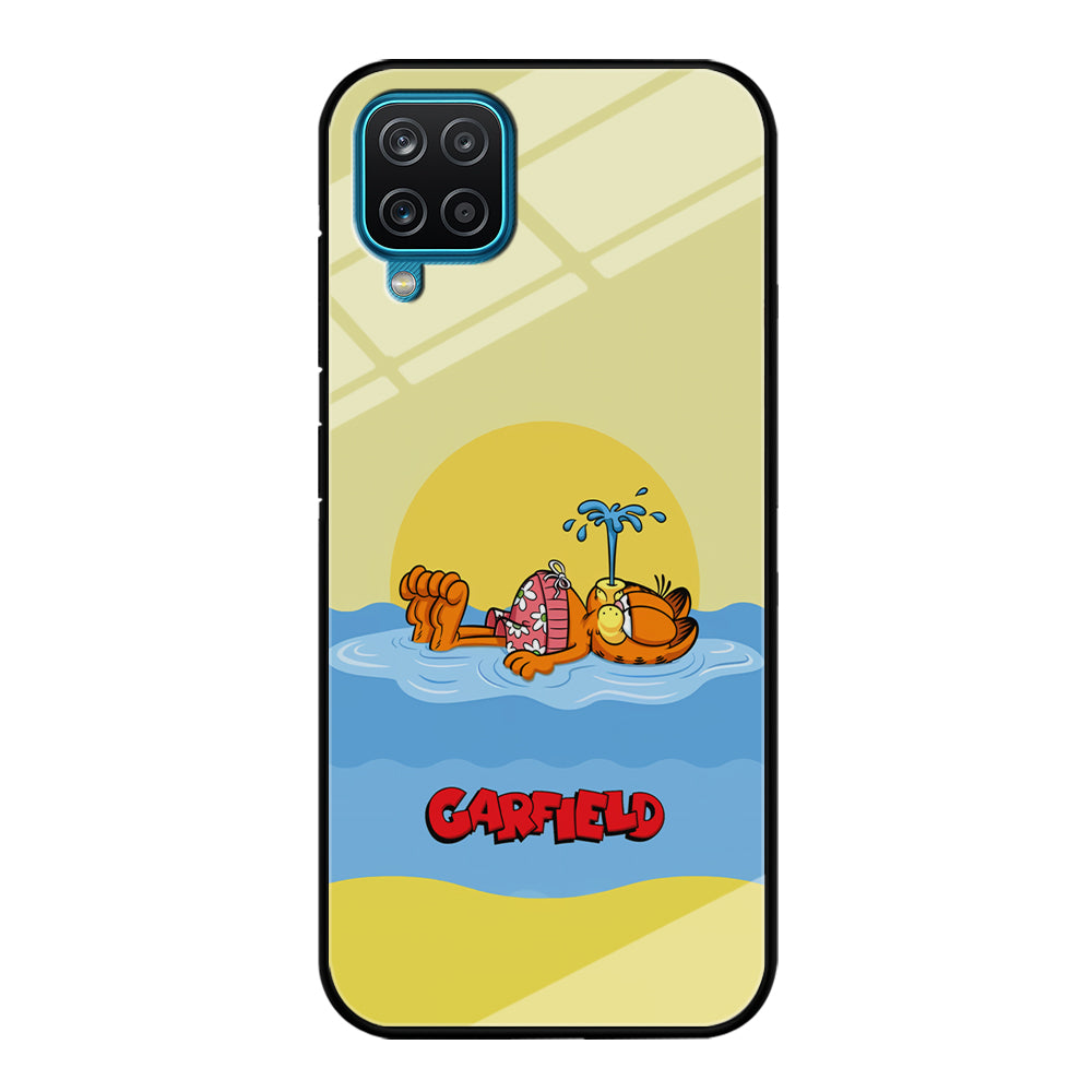 Garfield Bask on The Water Samsung Galaxy A12 Case