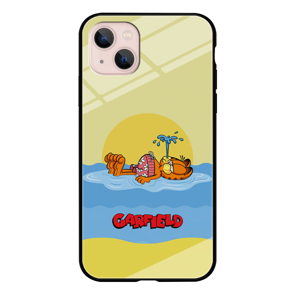 Garfield Bask on The Water iPhone 13 Case