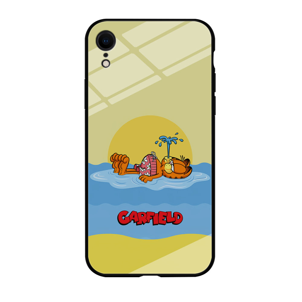 Garfield Bask on The Water iPhone XR Case