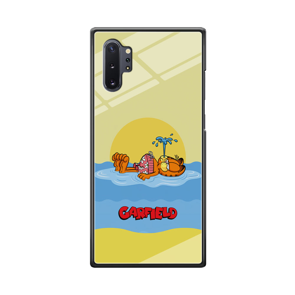 Garfield Bask on The Water Samsung Galaxy Note 10 Plus Case