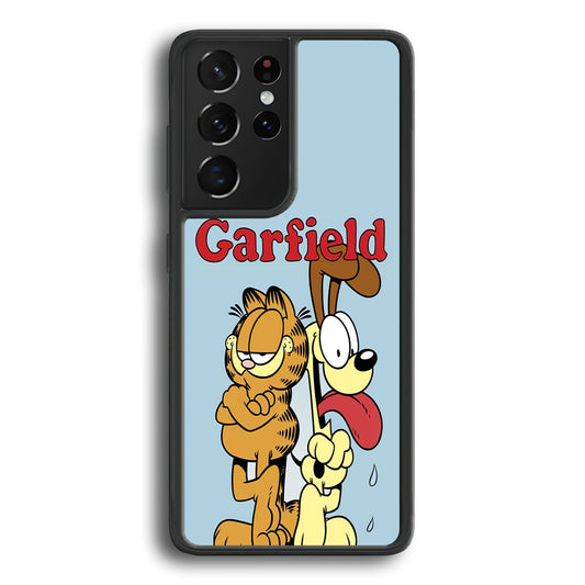 Garfield and Odie Character Samsung Galaxy S21 Ultra Case