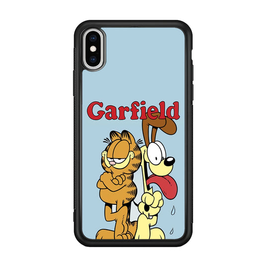 Garfield and Odie Character iPhone XS Case