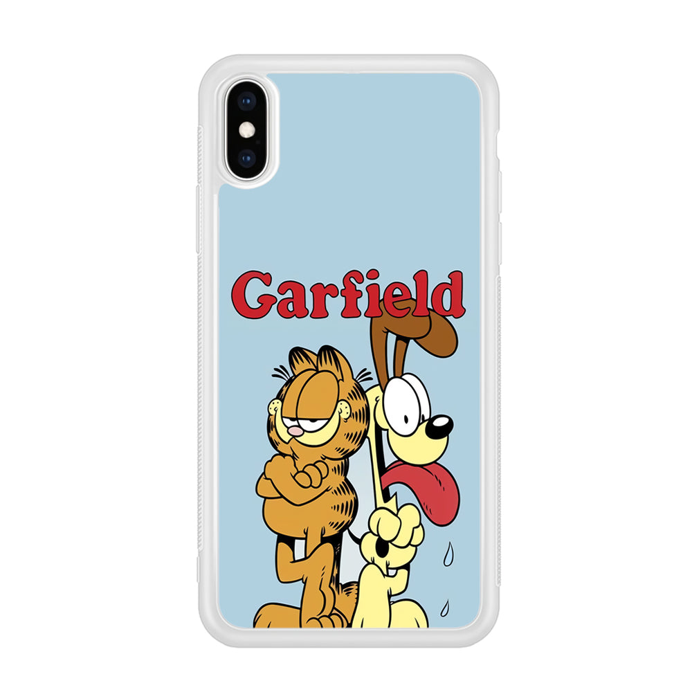 Garfield and Odie Character iPhone X Case