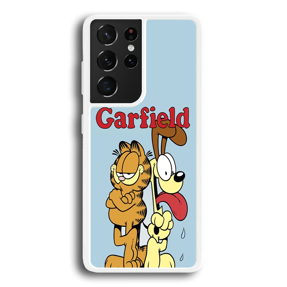 Garfield and Odie Character Samsung Galaxy S21 Ultra Case