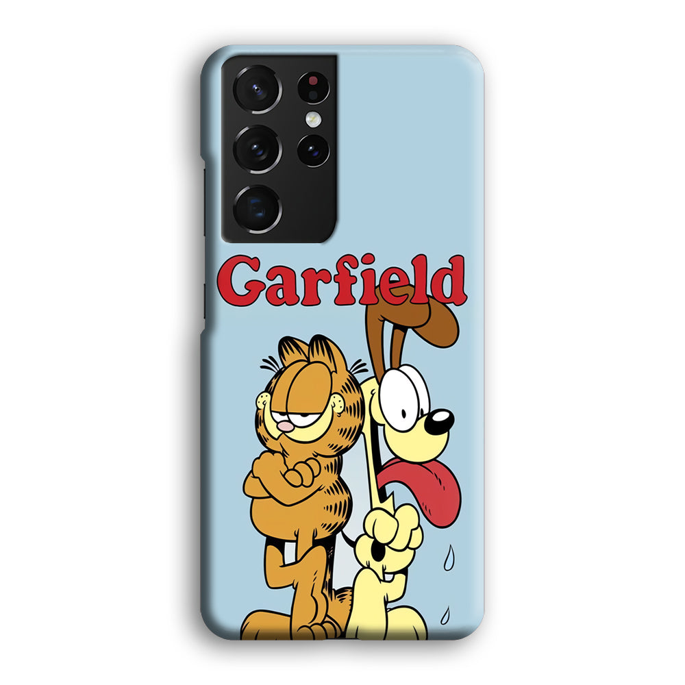 Garfield and Odie Character Samsung Galaxy S21 Ultra Case