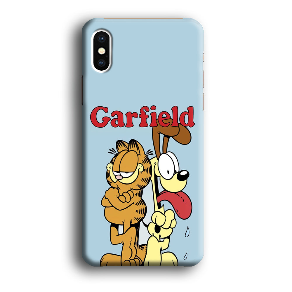 Garfield and Odie Character iPhone X Case