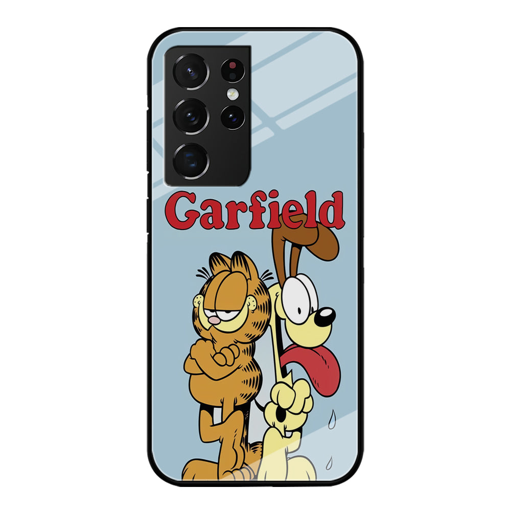 Garfield and Odie Character Samsung Galaxy S21 Ultra Case