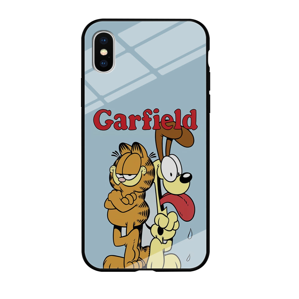 Garfield and Odie Character iPhone X Case