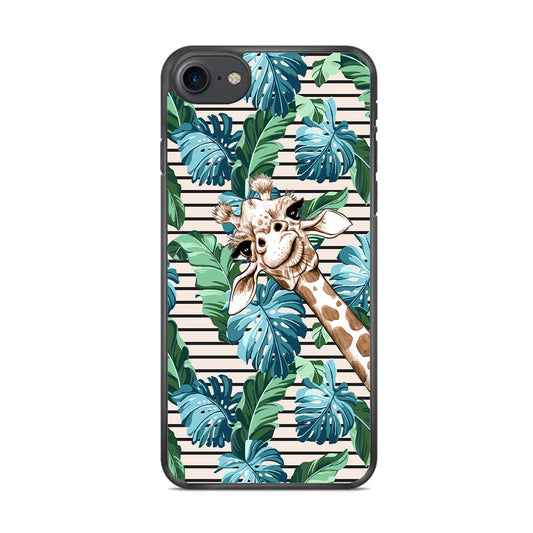 Giraffe Accost iPhone 8 Case